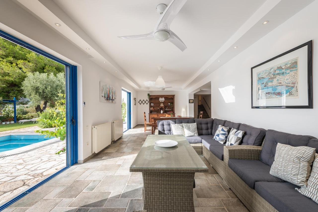 סוניו Summer Villa Pasiphae Private Pool - Bbq -Beach 2Min מראה חיצוני תמונה
