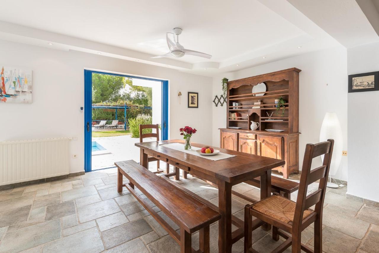 סוניו Summer Villa Pasiphae Private Pool - Bbq -Beach 2Min מראה חיצוני תמונה