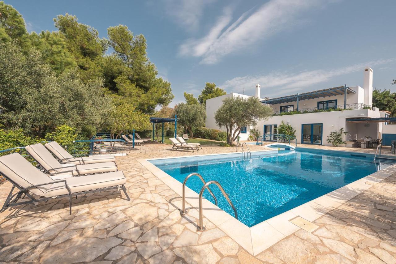 סוניו Summer Villa Pasiphae Private Pool - Bbq -Beach 2Min מראה חיצוני תמונה