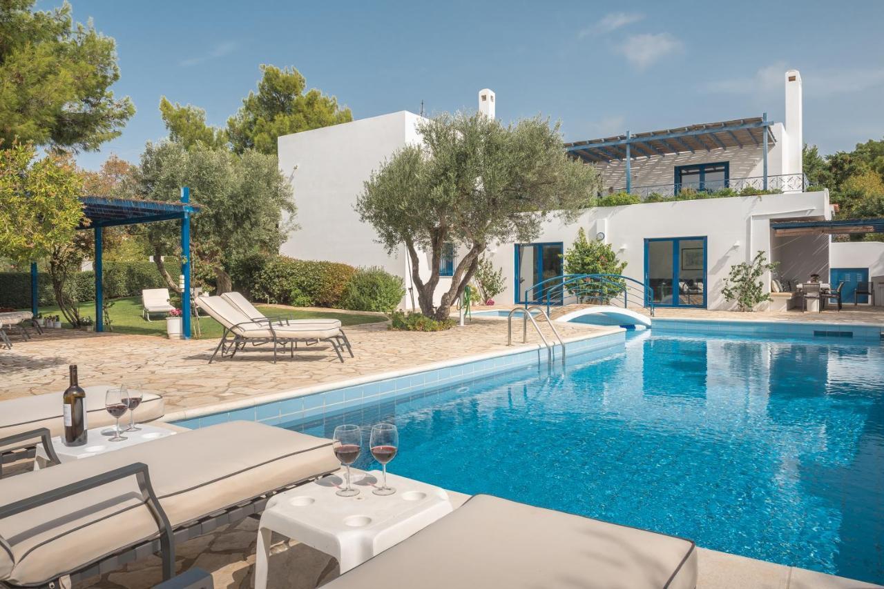 סוניו Summer Villa Pasiphae Private Pool - Bbq -Beach 2Min מראה חיצוני תמונה