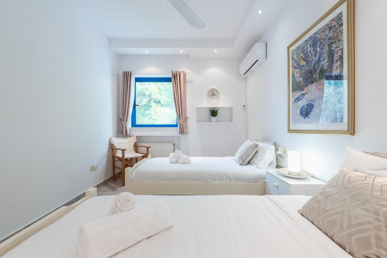 סוניו Summer Villa Pasiphae Private Pool - Bbq -Beach 2Min מראה חיצוני תמונה