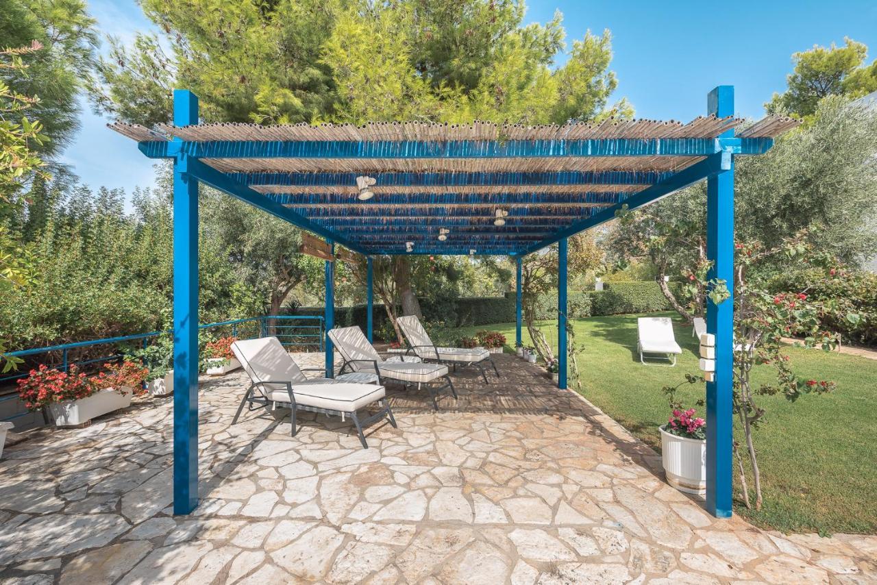סוניו Summer Villa Pasiphae Private Pool - Bbq -Beach 2Min מראה חיצוני תמונה