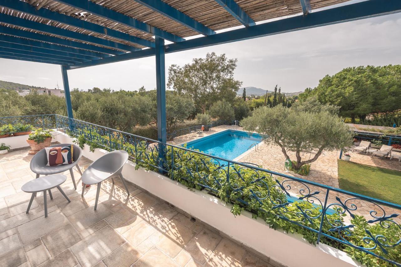 סוניו Summer Villa Pasiphae Private Pool - Bbq -Beach 2Min מראה חיצוני תמונה