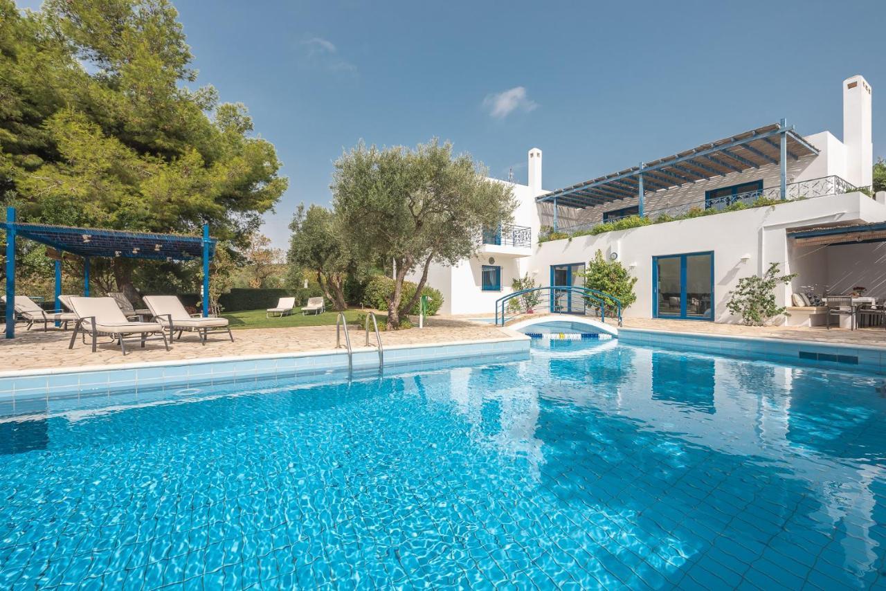 סוניו Summer Villa Pasiphae Private Pool - Bbq -Beach 2Min מראה חיצוני תמונה