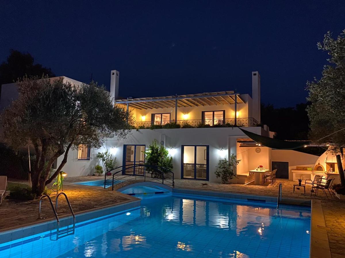 סוניו Summer Villa Pasiphae Private Pool - Bbq -Beach 2Min מראה חיצוני תמונה